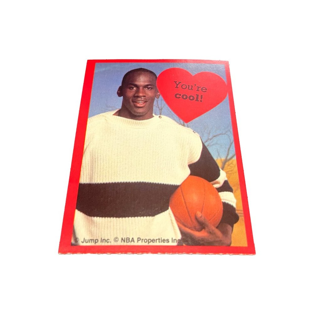 Vintage Michael Jordan Valentine From 1990s You're Cool
